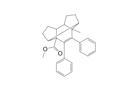 9-Methoxycarbonyl-12-methyl-10,11-diphenyltetracyclo[6.4.0.0(4,12).0(5,9)]dodec-10-ene