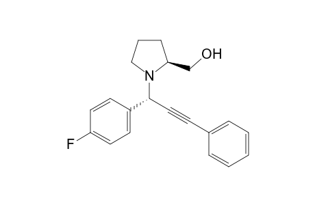 ((S)-1-((S)-1-(4-fluorophenyl)-3-phenylprop-2-yn-1-yl)pyrrolidin-2-yl) methanol