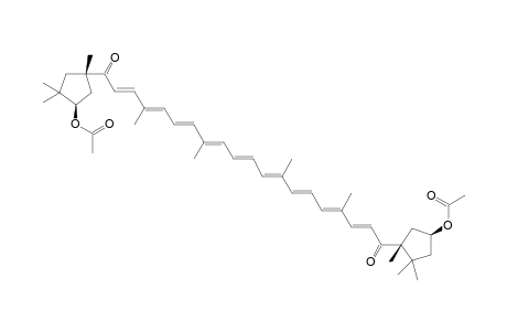 (3S,5R,3'S,5'R)-Cupsorubin-diacetate