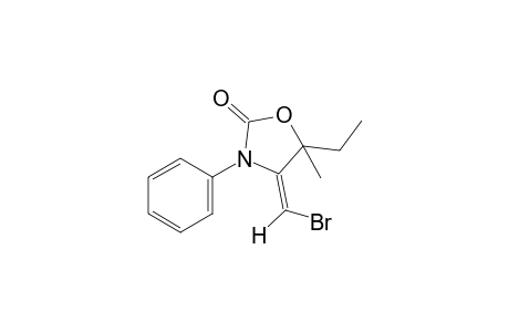 trans-4-(bromomethylene)-5-ethyl-5-methyl-3-phenyl-2-oxazolidinone