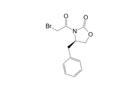 (4R)-3-(2-bromanylethanoyl)-4-(phenylmethyl)-1,3-oxazolidin-2-one