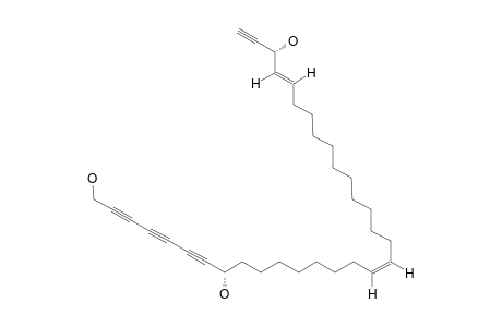 1,8-(S),30-(R)-TRIHYDROXY-DOTRIACONTA-16-(Z),28-(E)-DIENE-2,4,6,31-TETRAYNE