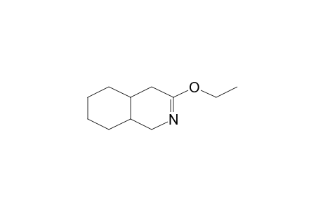 3-Ethoxy-1,4,4a,5,6,7,8,8a-octahydroisoquinoline