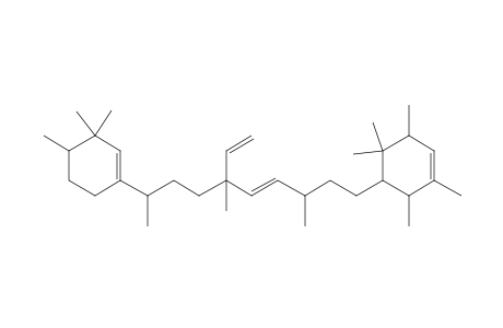 1-(2,2,3,5,6-Pentamethylcyclohex-4-enyl)-9-(3,3,4-trimethylcyclohex-1-enyl)-3,6-dimethyl-6-ethenyl-dec-4-ene