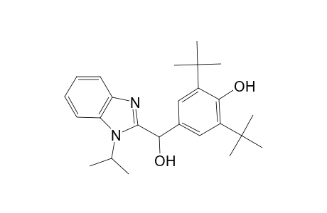 2,6-Di-tert-butyl-4-[hydroxy-(1-isopropyl-1H-benzoimidazol-2-yl)-methyl]-phenol