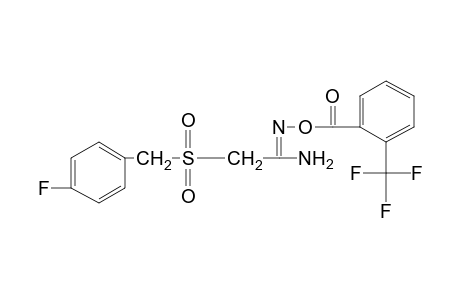 2-[(p-fluorobenzyl)sulfonyl]-O-(alpha,alpha,alpha-trifluoro-o-toluoyl)acetamidoxime