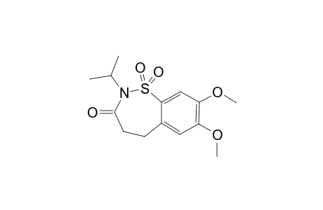 N-ISOPROPYL-4,5-DIHYDRO-7,8-DIMETHOXYBENZOTHIAZEPIN-3-ON-1,1-DIOXID