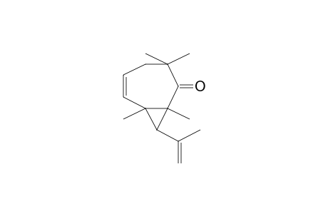 8-Isopropenyl-1,3,3,7-tetramethyl-bicyclo[5.1.0]oct-5-en-2-one