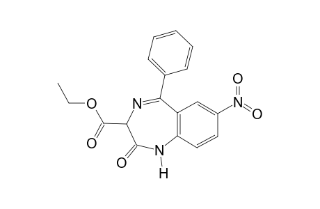 2,3-DIHYDRO-7-NITRO-2-OXO-5-PHENYL-1H-1,4-BENZODIAZEPINE-3-CARBOXYLIC ACID,ETHYL ESTER