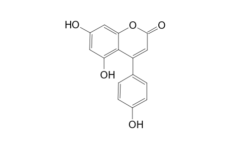 NIVEGIN;5,7-DIHYDROXY-4-(4'-HYDROXYPHENYL)-COUMARIN