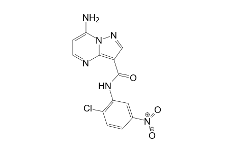 7-Amino-N-(2-chloro-5-nitrophenyl)-pyrazolo[1,5-a]pyrimidine-3-carboxamide