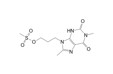 3-(1,8-dimethyl-2,6-dioxo-3H-purin-9-yl)propyl methanesulfonate