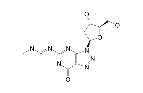 3-[2-DEOXY-BETA-D-ERYTHRO-PENTOFURANOSYL]-5-{[(DIMETHYLAMINO)-METHYLIDENE]-AMINO}-3,6-DIHYDRO-7H-1,2,3-TRIAZOLO-[4,5-D]-PRIMIDINE-7-ONE