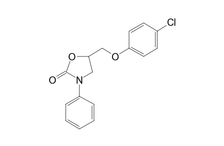 5-(p-Chlorophenoxymethyl)-3-phenyl-2-oxazolidone