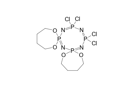 6,6,8,8-TETRACHLORO-2,2:4,4-BIS(1,4-BUTYLENEDIOXY)CYCLOTETRAPHOSPHAZATETRAENE