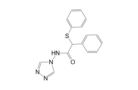 2-phenyl-2-(phenylsulfanyl)-N-(4H-1,2,4-triazol-4-yl)acetamide