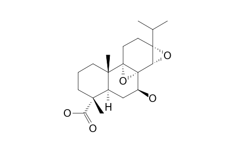 7-BETA-HYDROXY-8-ALPHA,9-ALPHA,13-ALPHA,14-ALPHA-DIEPOXY-ABIETAN-18-OIC_ACID