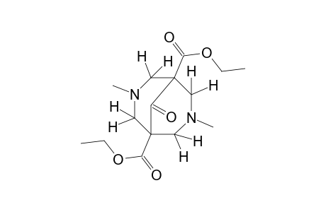 3,7-Dimethyl-9-oxo-3,7-diazabicyclo[3.3.1]nonane-1,5-dicarboxylic acid, diethyl ester