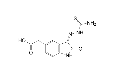 isatin-5-acetic acid, 3-thiosemicarbazone