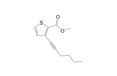 Methyl 3-(Hex-1-yn-1-yl)thiophene-2-carboxylate