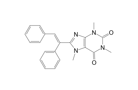 8-[(Z)-1,2-Diphenylethenyl]-1,3,7-trimethyl-3,7-dihydro-1H-purine-2,6-dione