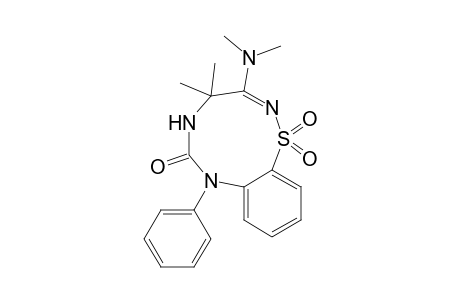 3-(DIMETHYLAMINO)-4,5,6,7-TETRAHYDRO-4,4-DIMETHYL-7-PHENYL-1,2,5,7-BENZOTHIATRIAZONIN-6-ON-1,1-DIOXIDE