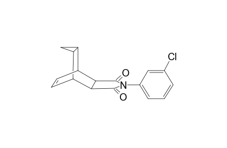 4-Azatetracyclo[5.3.2.0(2,6).0(8,10)]dodec-11-en-3,5-dione, 4-(3-chlorophenyl)-