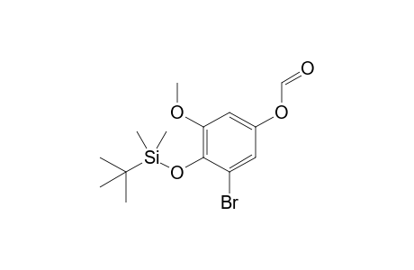 3-BROMO-4-(TERT.-BUTYLDIMETHYLSILYLOXY)-5-METHOXYPHENYL-FORMATE