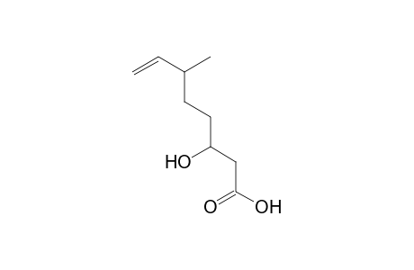 (3R,6S)-3-Hydroxy-6-methyl-7-octenoic acid