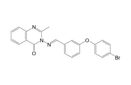 3-({(E)-[3-(4-bromophenoxy)phenyl]methylidene}amino)-2-methylquinazolin-4(3H)-one