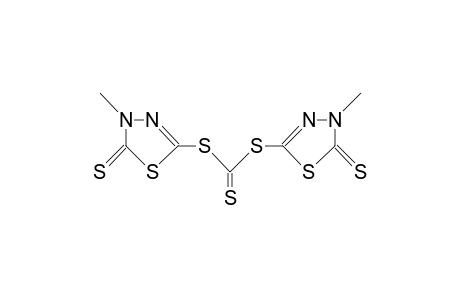 2-MERCAPTO-4-METHYL-delta2-1,3,4-THIADIAZOLINE-5-THIONE,TRITHIOCARBONATE (2:1) (ESTER)