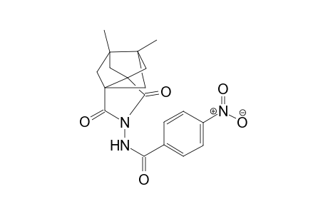 7,8-Dimethyl-3-[(4-nitrobenzoyl)amino]-3-azatetracyclo[5.2.1.1(5,8).0(1,5)]undecane-2,4-dione