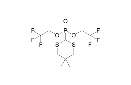 2-[Bis(2,2,2-trifluoroethoxy)phosphoryl]-5,5-dimethyl-1,3-dithiane