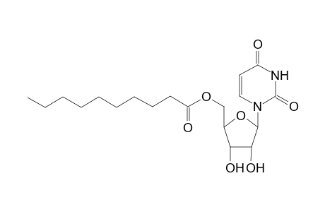 1-uracil-5-ribofuranosyl Decanoate