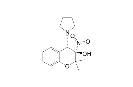 trans-3,4-Dihydro-2,2-dimethyl-nitro-4-(pyrrolidin-1-yl)-2H-1-benzopyran-3-ol