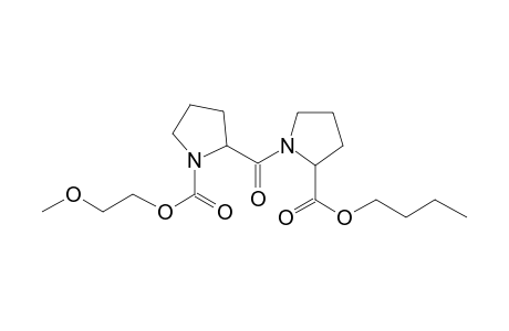 D-Prolyl-D-proline, N-(2-methoxyethoxycarbonyl)-, butyl ester