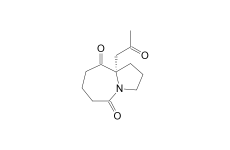 (S)-9a-(2-oxopropyl)hexahydro-5H-pyrrolo[1,2-a]azepine-5,9(6H)-dione