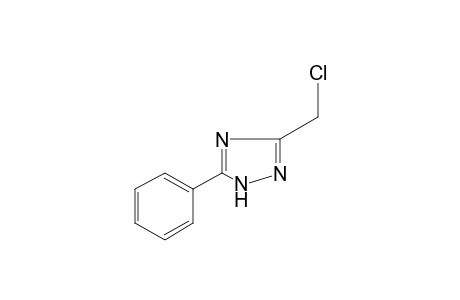 3-(chloromethyl)-5-phenyl-1H-1,2,4-triazole