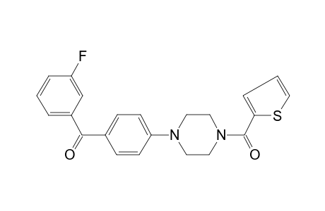 (3-Fluorophenyl)(4-[4-(2-thienylcarbonyl)-1-piperazinyl]phenyl)methanone