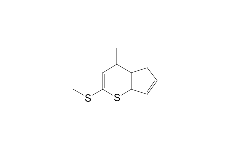 4-Methyl-2-methylthio-4,5,8,9-tetrahydro-cyclopenta-[B]-thiopyrane