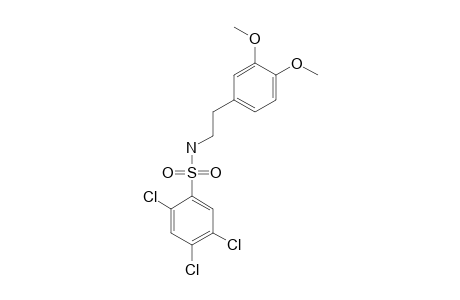 N-(3,4-dimethoxyphenethyl)-2,4,5-trichlorobenzenesulfonamide