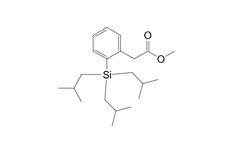 Methyl 2-(tri-isobutylsilyl)phenylacetate