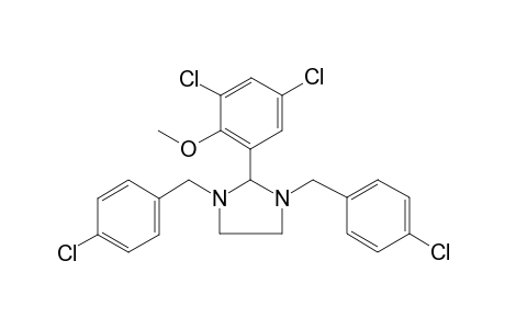 1,3-bis(4-chlorobenzyl)-2-(3,5-dichloro-2-methoxyphenyl)imidazolidine