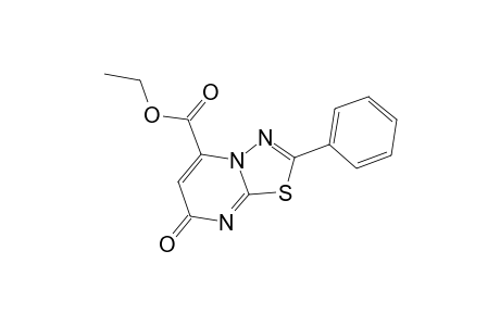 7-keto-2-phenyl-[1,3,4]thiadiazolo[3,2-a]pyrimidine-5-carboxylic acid ethyl ester