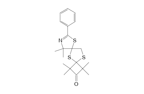 1,1,3,3,10,10-HEXAMETHYL-8-PHENYL-5,7,12-TRITHIA-9-AZADISPIRO-[3.1.4.2]-DODEC-8-EN-2-ONE