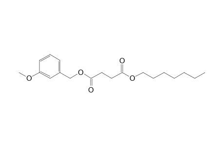 Succinic acid, heptyl 3-methoxybenzyl ester