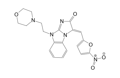 3H-imidazo[1,2-a]benzimidazol-2(9H)-one, 9-[2-(4-morpholinyl)ethyl]-3-[(5-nitro-2-furanyl)methylene]-, (3Z)-