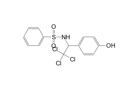 N-[2,2,2-trichloro-1-(4-hydroxyphenyl)ethyl]benzenesulfonamide