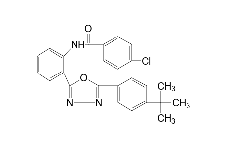 2'-[5-(p-butylphenyl)-1,3,4-oxadiazol-2-yl]-4-chlorobenzanilide