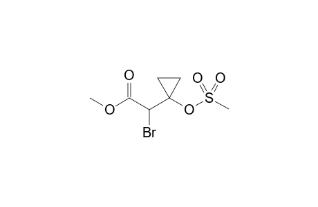 Methyl 2-Bromo-(1-methanesulfonyloxycyclopropyl)acetate